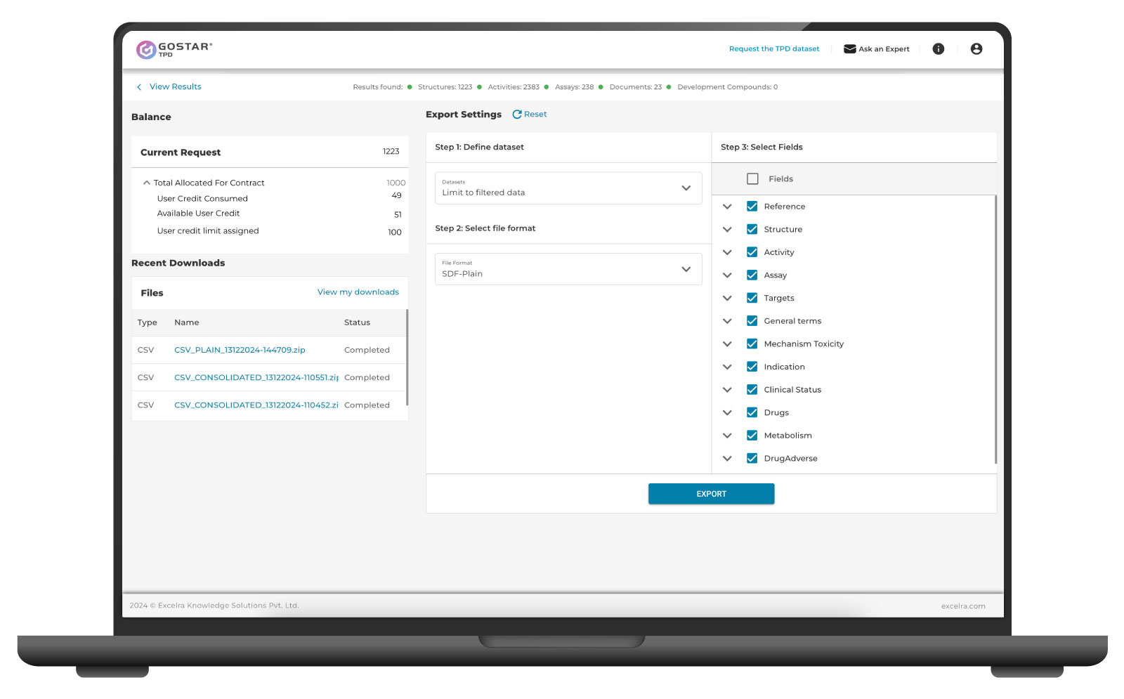 Custom report generation