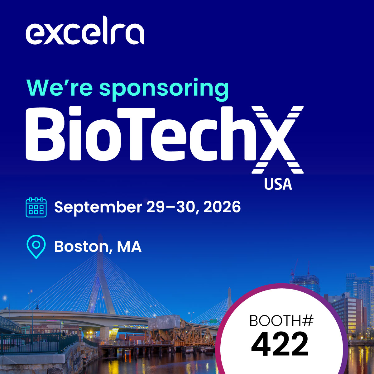 Excelra at BioTechX USA 2026 | AI & Drug Discovery Solutions in Boston