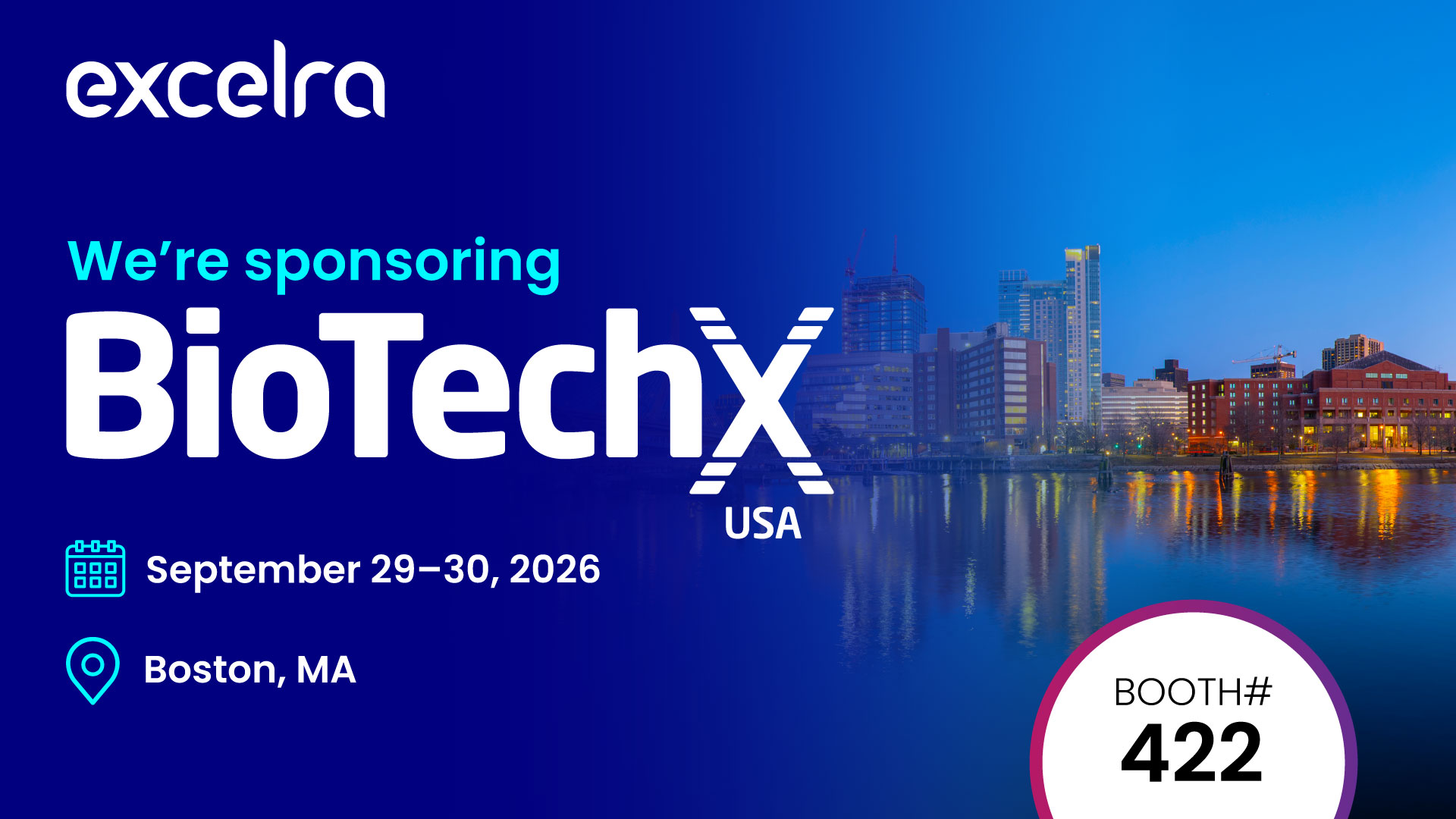 Excelra at BioTechX USA 2026 | AI & Drug Discovery Solutions in Boston