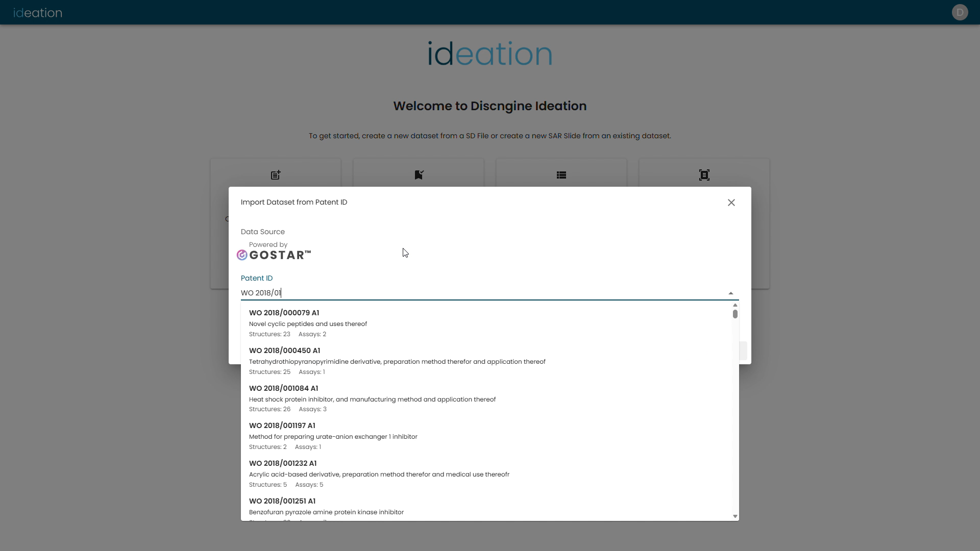 Streamlining Patent Intelligence in Drug Discovery: Integrating GOSTAR™ with Discngine Ideation