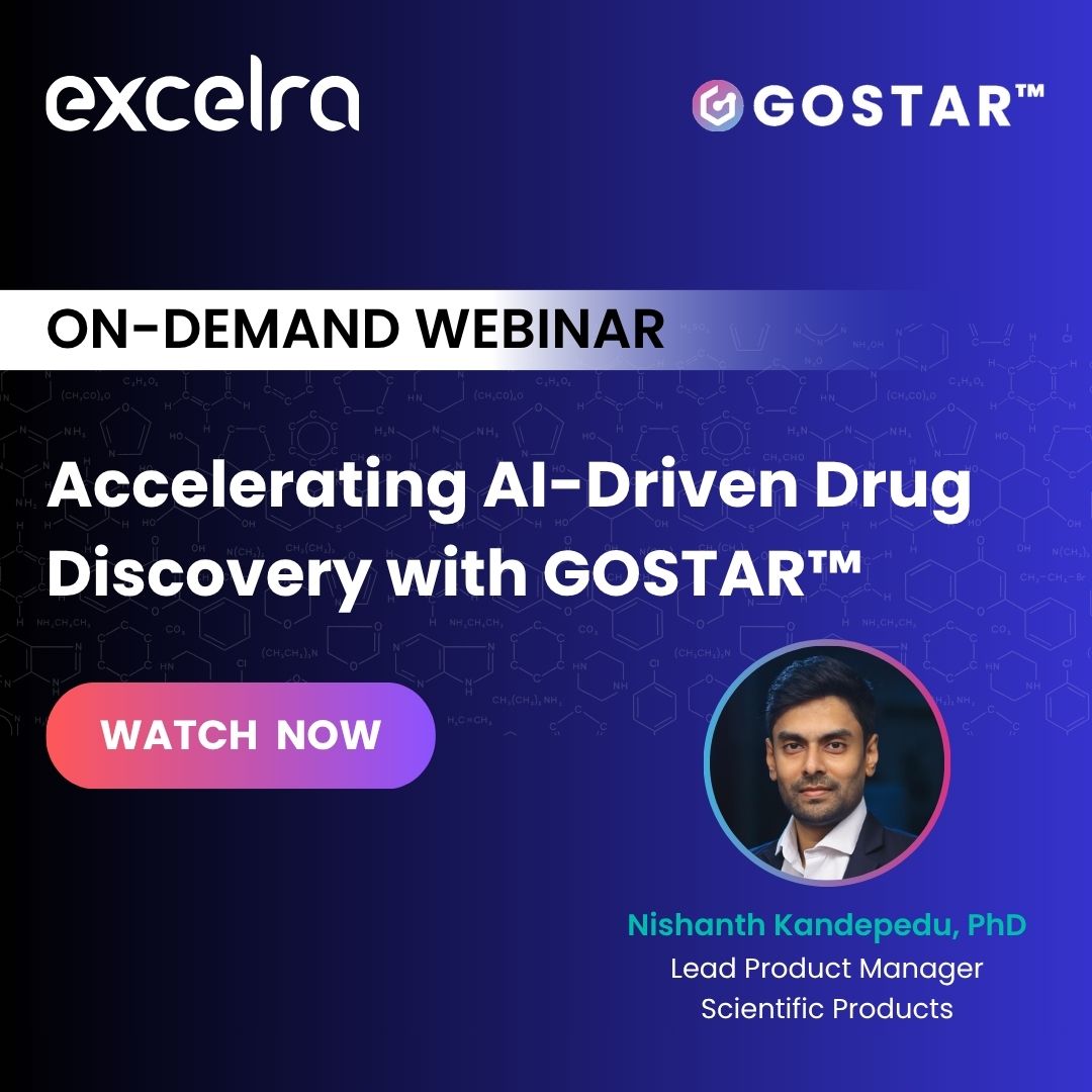 AI-Driven Drug Discovery with GOSTAR™ | Excelra Webinar